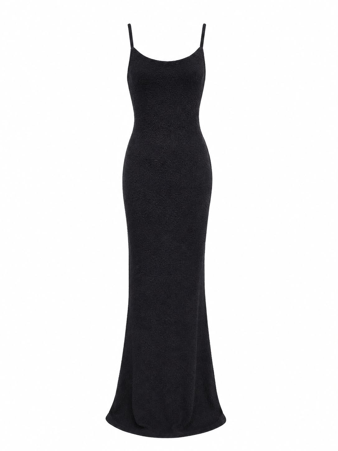 Vestido Bossa Texturizado Costas Abertas