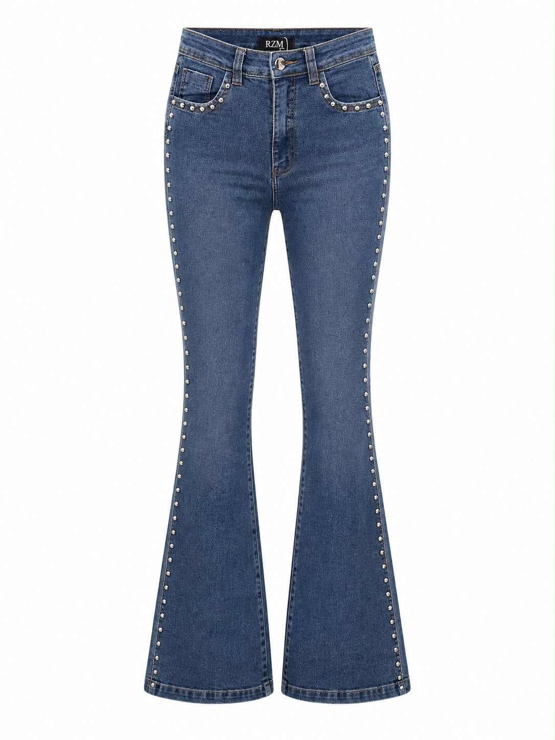 Calça Jeans Skinny com detalhes em Brilho