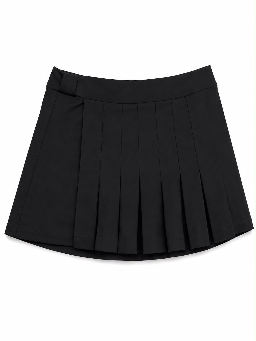 Saia Pregas Faixa Elegante