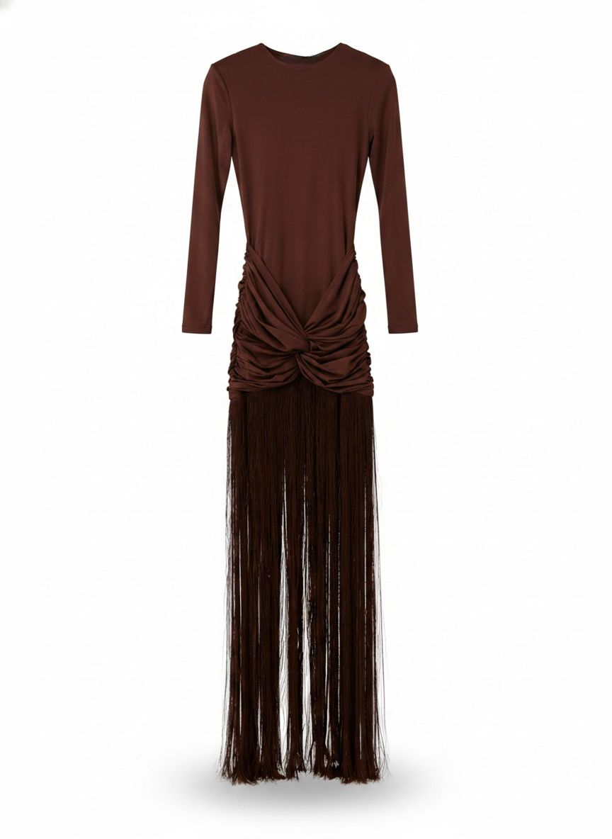 Vestido Jersey Franzido