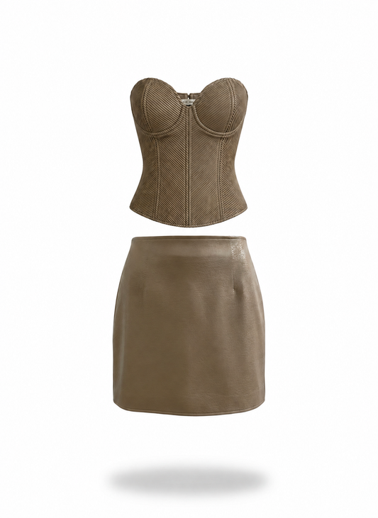 Conjunto Eco Corset Tomara que Caia